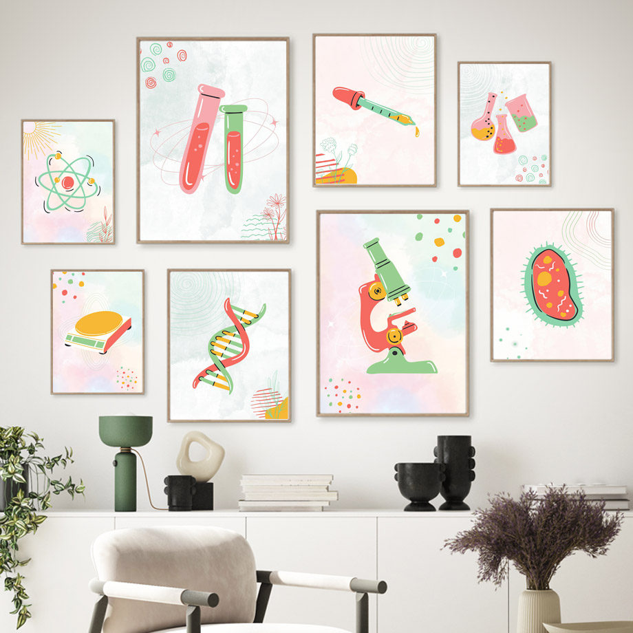 Научные плакаты с изображением – обзор и цена Science Nursery